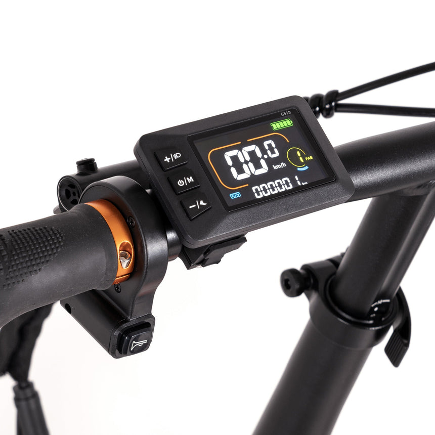 Bicicleta eléctrica Fat Bike plegable Youin Texas Negro/Naranja - SEMINUEVO