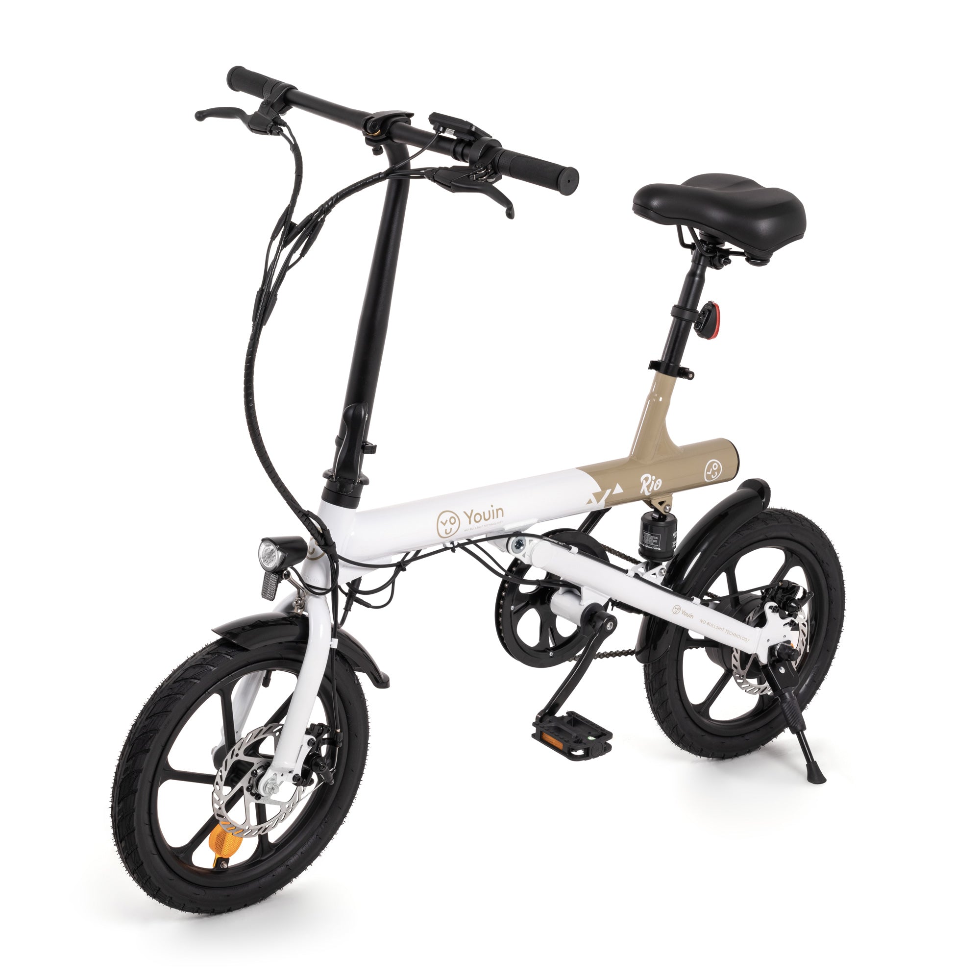 Bicicleta eléctrica plegable Youin Río BK0500 vista tres cuartos