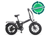 Bicicleta eléctrica Fat Bike plegable Youin Texas Negro - SEMINUEVO