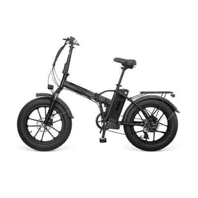 Bicicleta eléctrica Fat Bike plegable Youin Texas Negro - SEMINUEVO