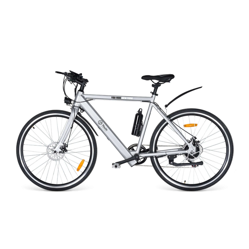 Bicicleta eléctrica urbana tipo Gravel Youin New York