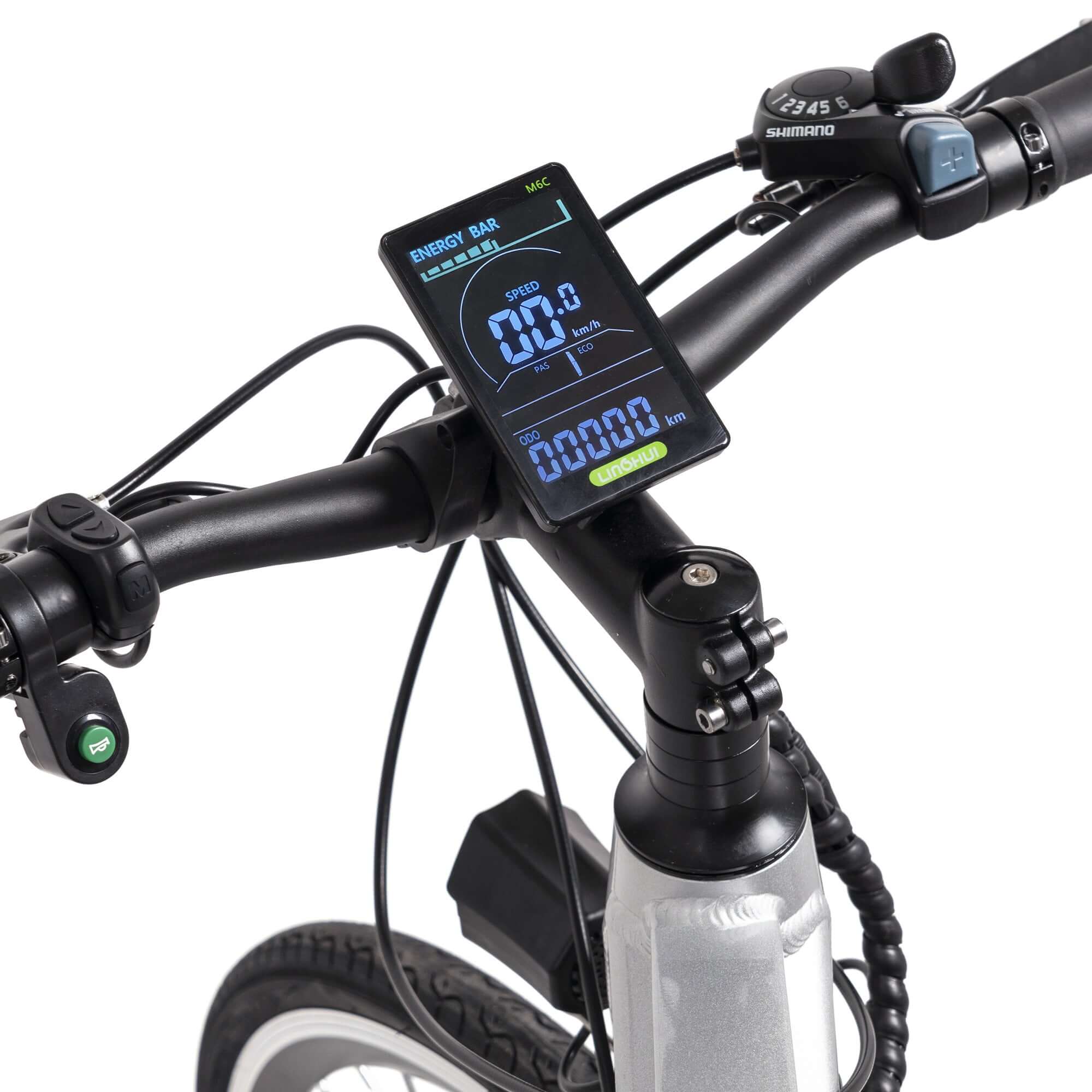 Pantalla LCD a color de la bicicleta eléctrica Youin New York BK1500
