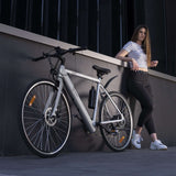 Bicicleta eléctrica urbana tipo Gravel Youin New York