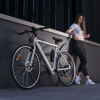 Bicicleta eléctrica urbana tipo Gravel Youin New York