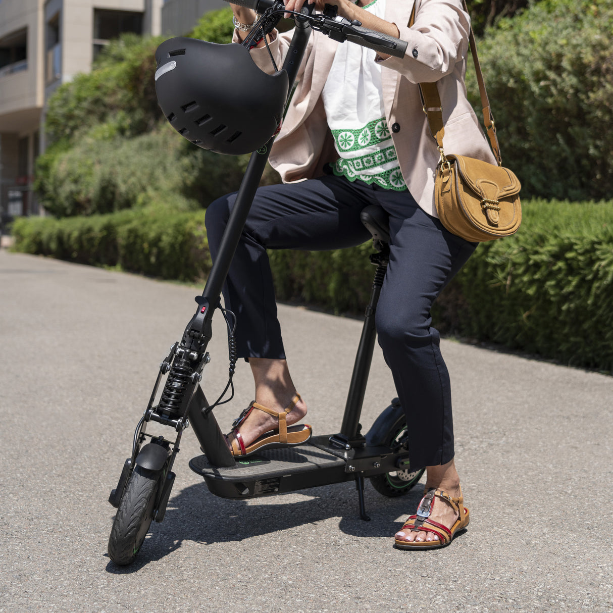 Selim dobrável para scooter elétrica