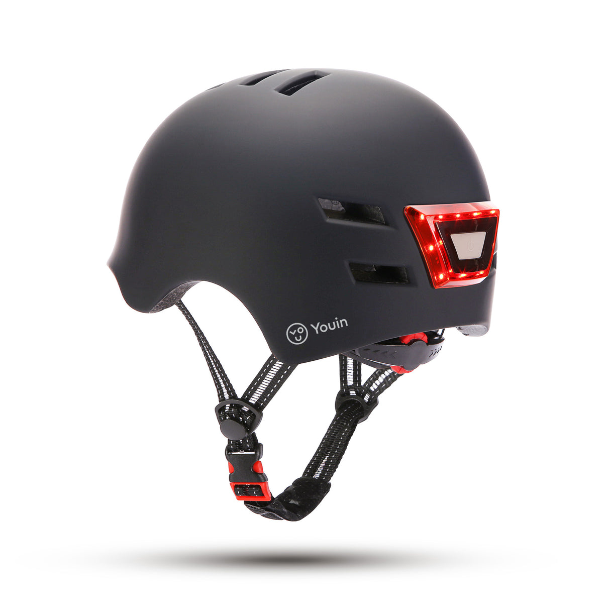 Casco con LED frontal y trasera