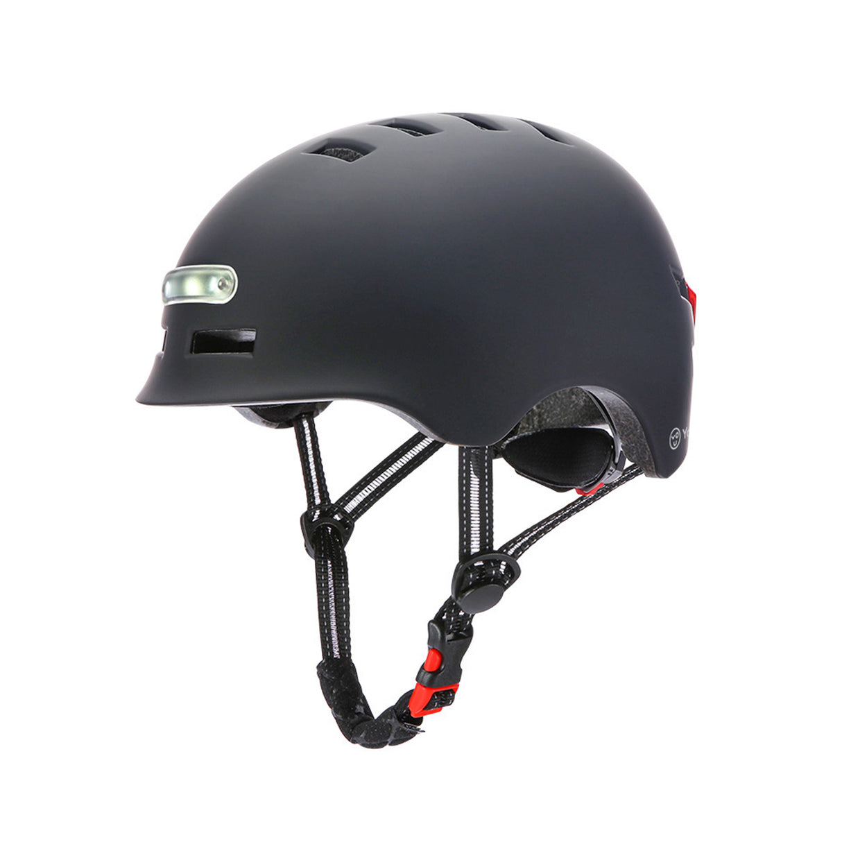 Casco con LED frontal y trasera