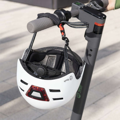 Casco Youin con luces LED delantera y trasera