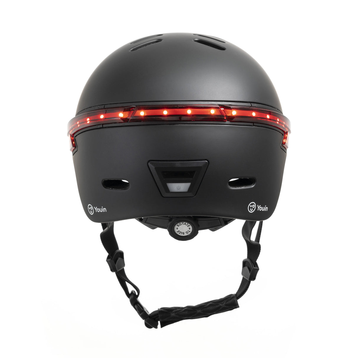 Casco smart con LED intermitente