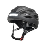 Casco MTB con luz LED frontal y trasera