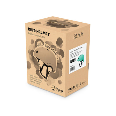 Casco infantil ajustable color mint