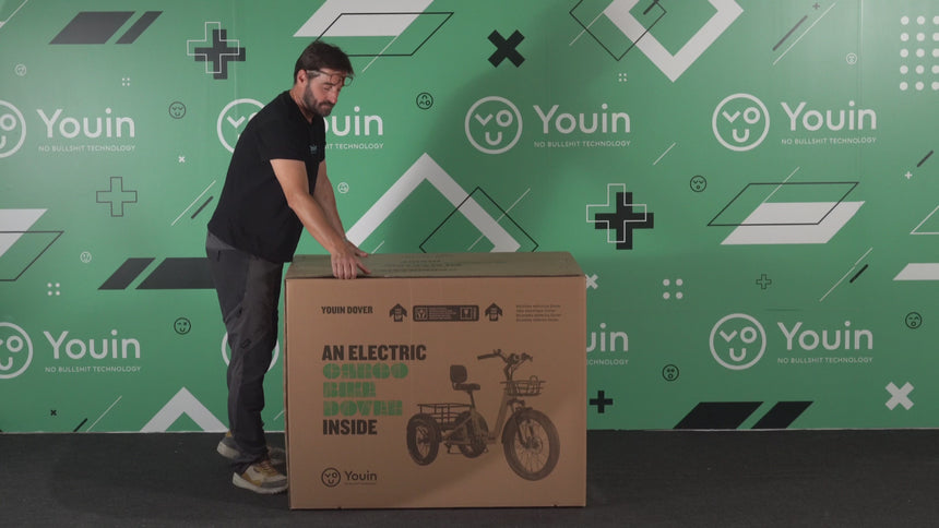 Bicicleta elétrica cargo Youin Dover