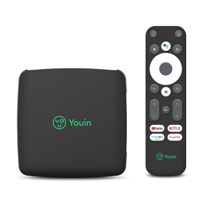 TV box Youin You-Box 4K UHD con mando a distancia